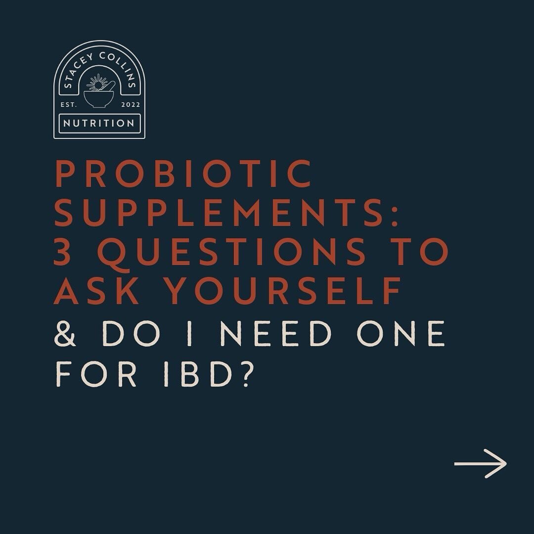 Lots of people with IBD out here in these streets feeling like you&rsquo;re not doing enough with your nutrition for IBD, but if you&rsquo;re aiming to add these probiotic powerhouse foods, you&rsquo;re doing THE MOST!

Get curious if you:
🚩thought 