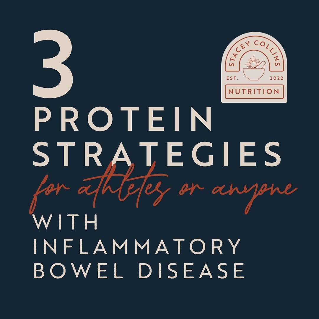 ONWARD with the protein &amp; foods to help support muscle health series requested by YOU🥳

💪🏽Protein really matters for IBD (in combination with rest and resistance exercises that feel good for your body) 

Some homework for you: 
- familiarize y