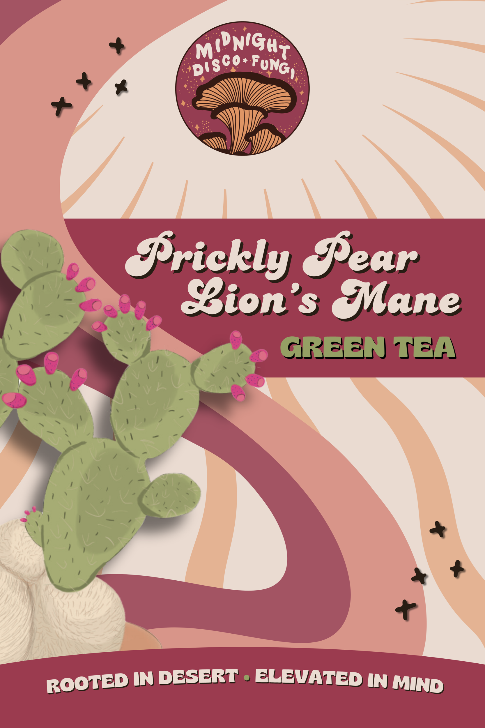 Prickly Pear + Lion's Mane Green Tea