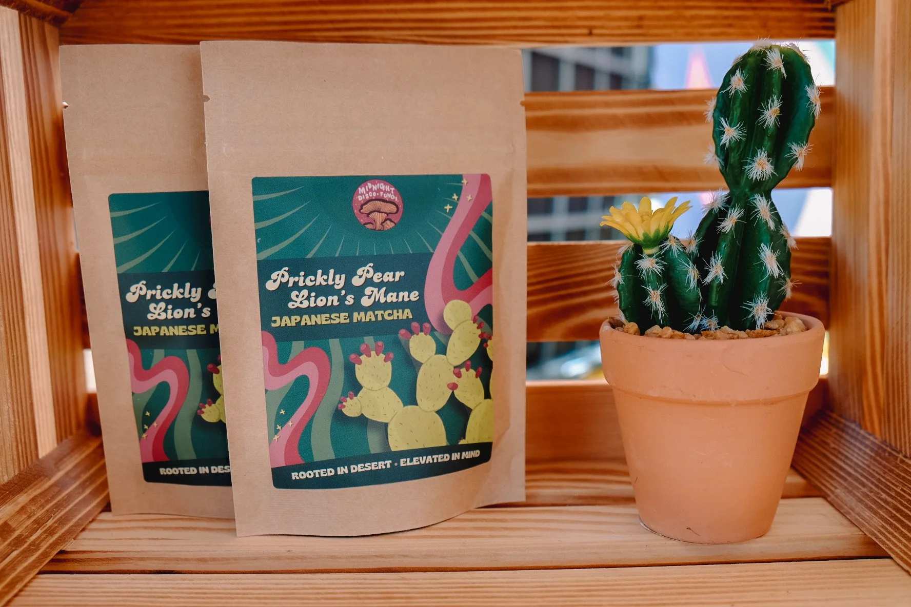 Prickly Pear + Lion's Mane Matcha