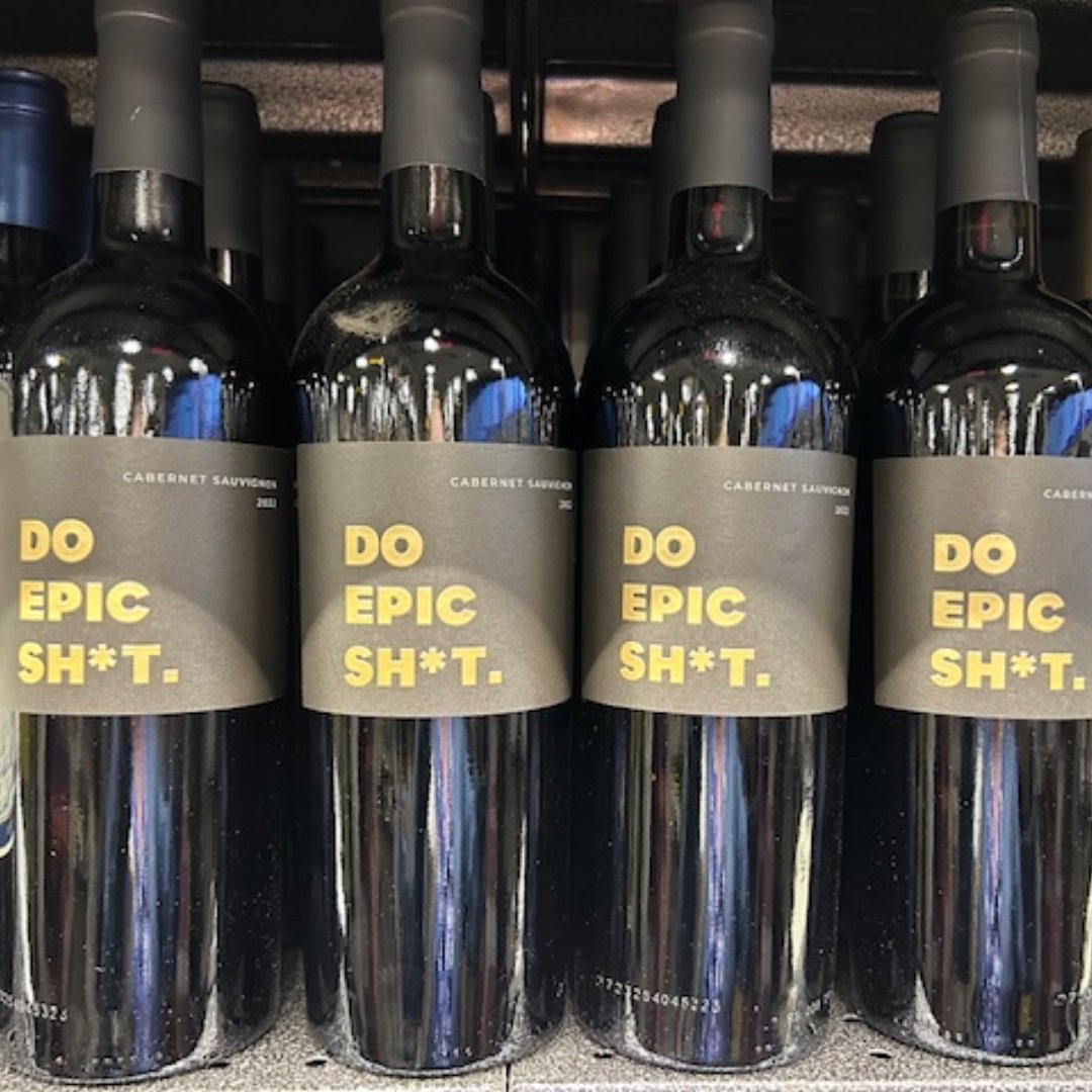 Words we live by...now on a great bottle of Cab 🍷

#DoEpicShit #Rebels #chicagolakeliquors