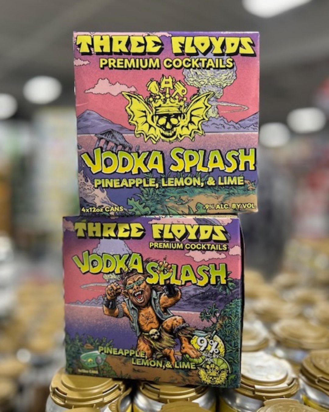 Ever had a drink so tropical it made you forget you're landlocked and still in long sleeves? Check out this new Pineapple Vodka Splash canned cocktail from @3floydsbrewing, available now at #chicagolakeliquors.