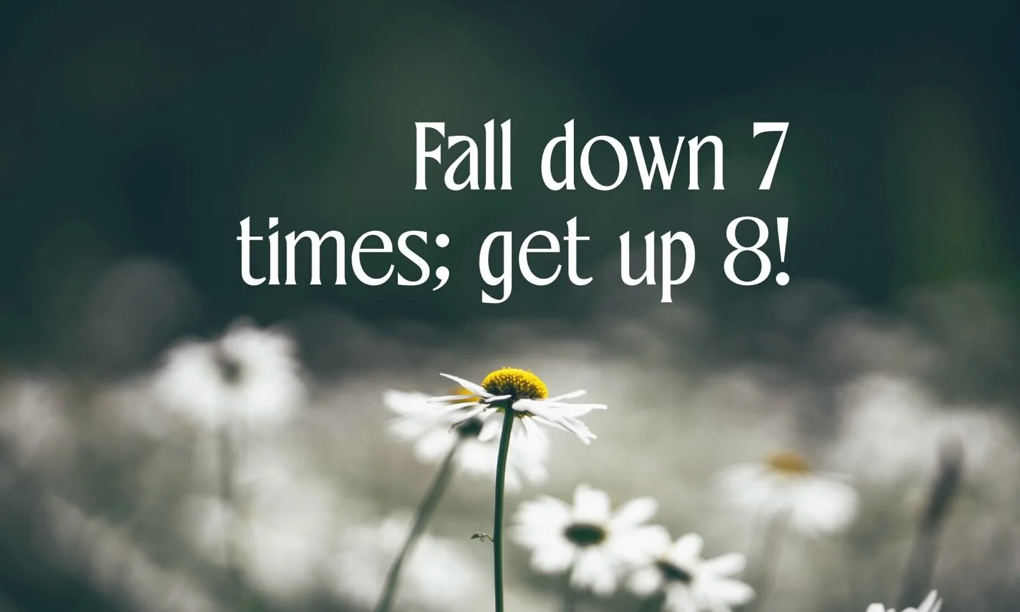 It&rsquo;s never the fall or the hiccup that defines you! 
It&rsquo;s the perseverance and COURAGE to get back up, brush yourself off, and jump back in it that does! 💖✨

#hillarywolfereikiandcoaching #makeyourownmagic #reiki #reikimagic #fall7timess