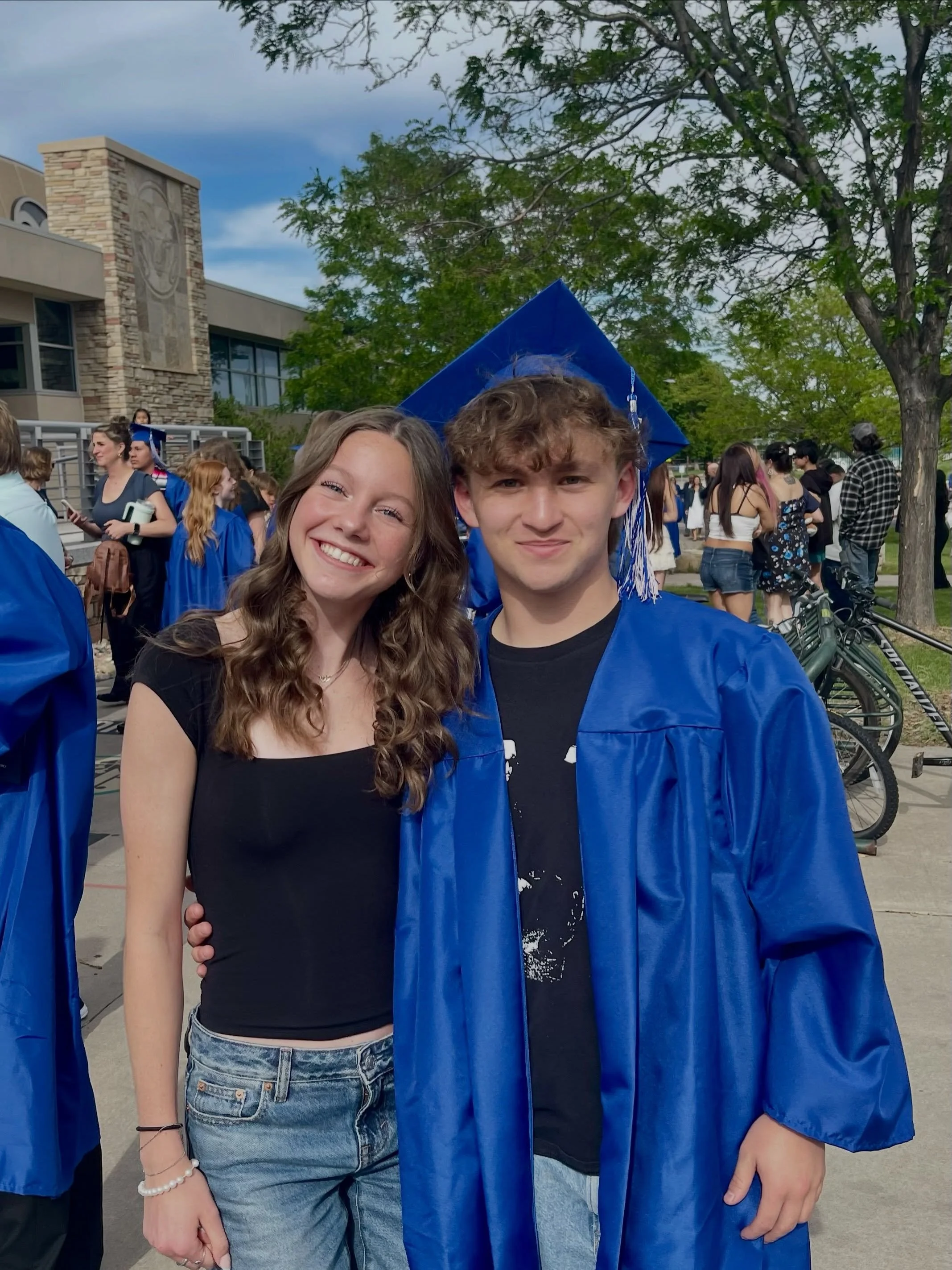 My swirls made fun of me for crying: they weren&rsquo;t even my kids!

But they were some of the best humans to get to know and support, so OF COURSE I cried!

Happy and hopeful tears! 
Congrats, Grads! &hearts;️🎓

#hillarywolfereikiandcoaching #mak