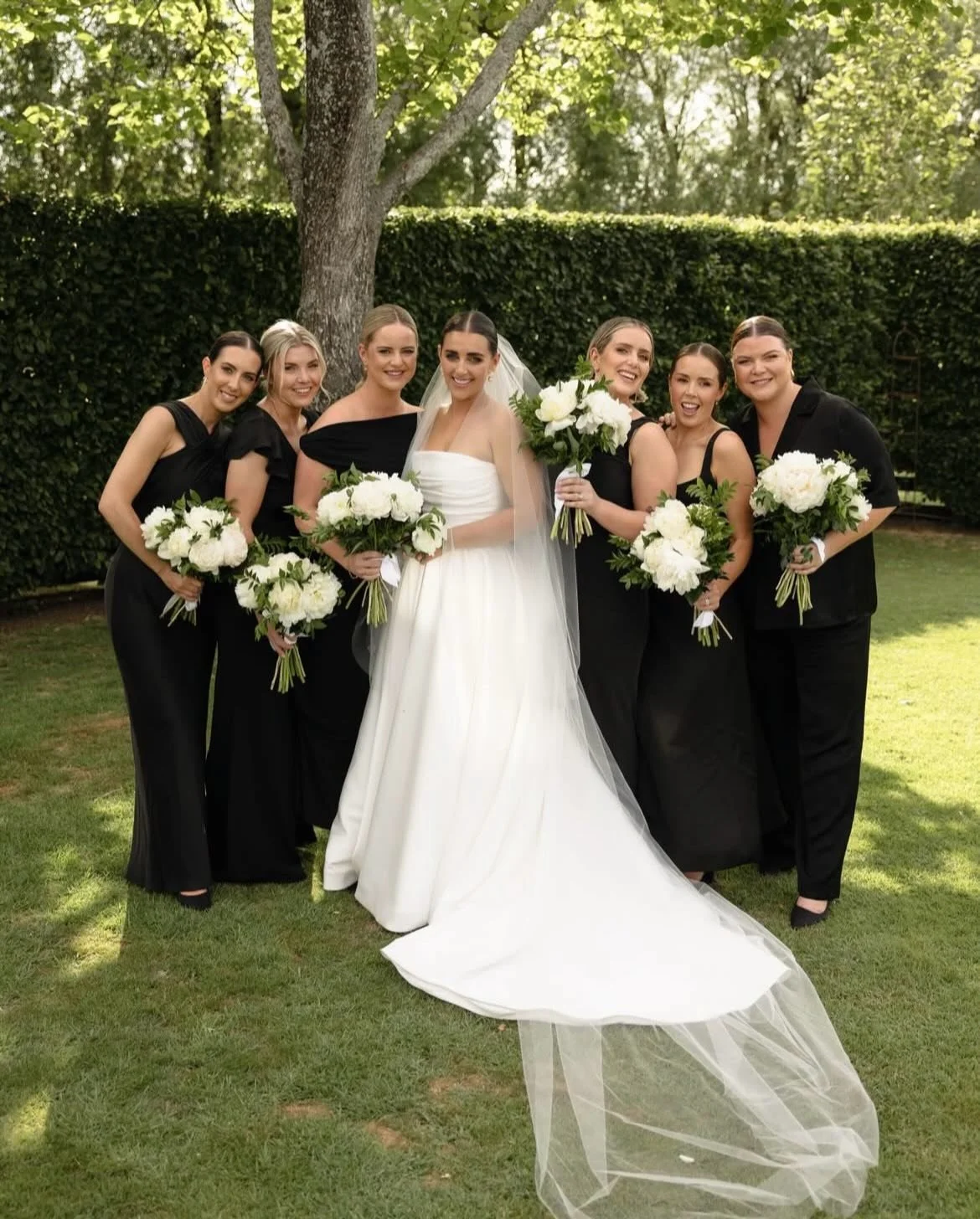 The most magical day @katie_jl_hill &amp; Blake 🤍 
How stunning are you all! 

Working with the best team @katesolleymakeup @jacksonbrightweddings @kennyandharlowbridal @nosyparker__ @coromandelweddings 

The most exquisite new venue @stonewoodfarmn