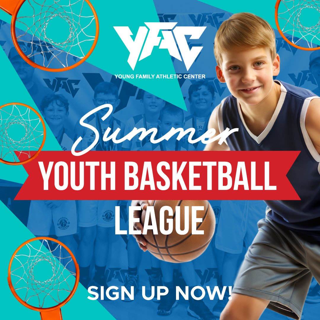 📢❗️Calling all ballers, pre-K through 10th grade! ❗️📢
Make this summer a blast with the YFAC Youth Basketball League! Whether you're brand new to the game or a seasoned pro, we have a spot for YOU! This exciting season runs from June 2 to July 11,