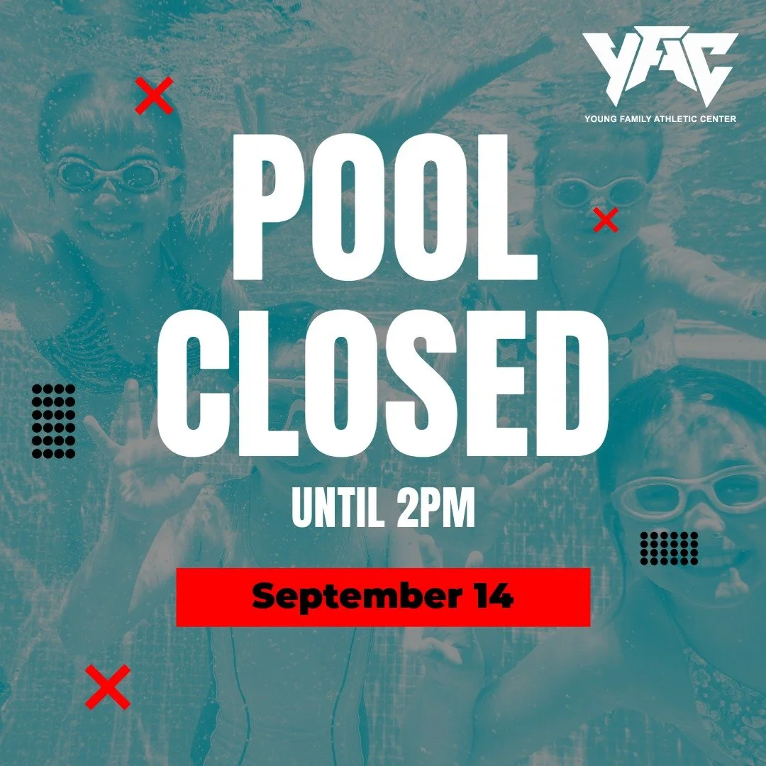 📢 The YFAC pools will be closed Sunday, September 14, until 2:00 PM for the Oklahoma Senior Games swimming competition. 🏊‍♂️🤿🫧
#yfac #NormanOK