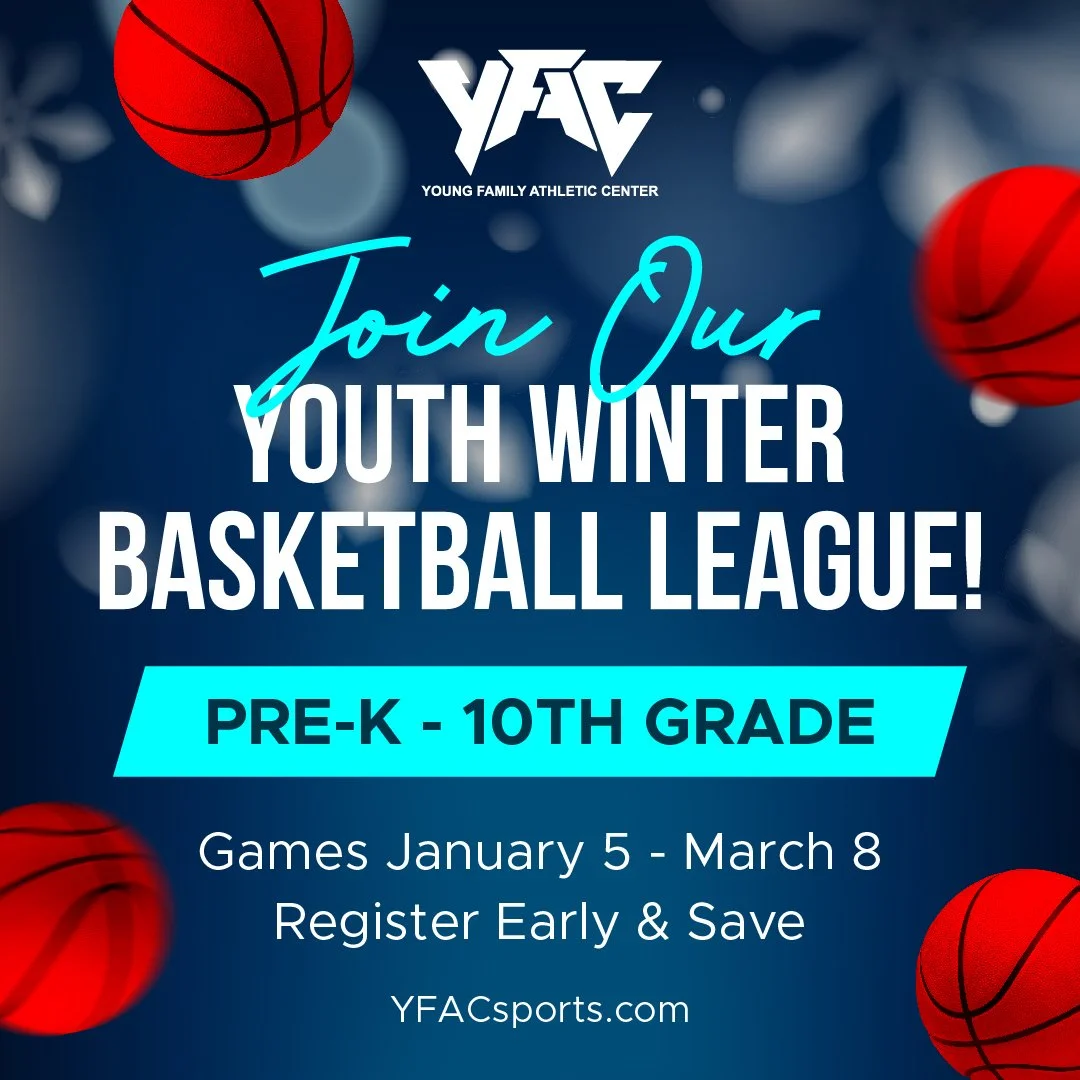 🏀 Join Our Youth Winter Basketball Program!

📢  Our program welcomes aspiring youth athletes of all levels, offering a chance to improve skills, make new friends, and compete in a fun and supportive environment. With flexible registration options a