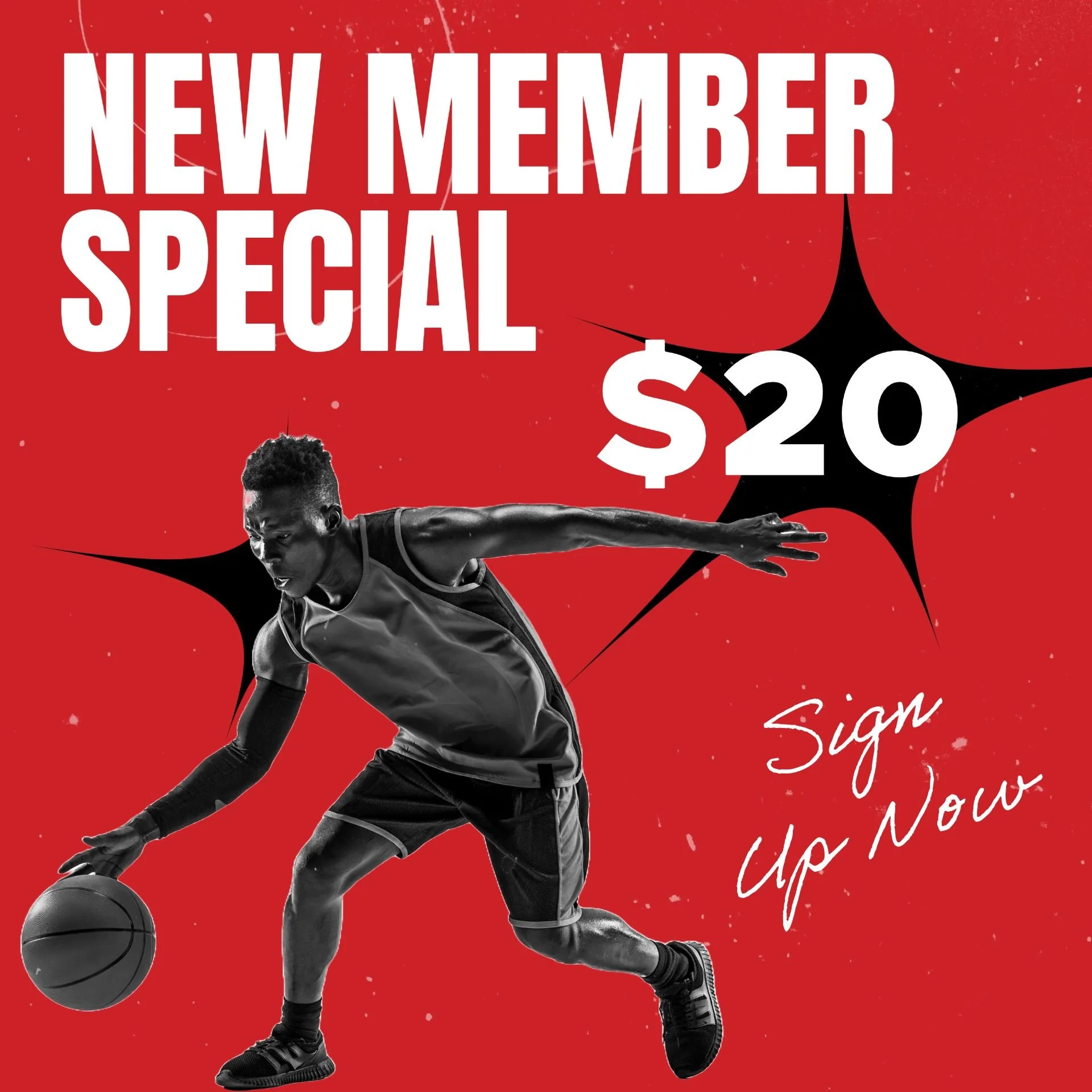 Don't forget to take advantage of our NEW MEMBER discount! For new members only, grab a $5 day pass or enjoy unlimited access with our $20 monthly membership. Whether you want to swim, shoot hoops, or play pickleball, there's something for everyone a