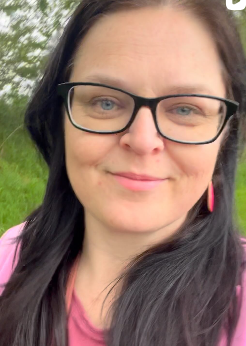 Woman smiling