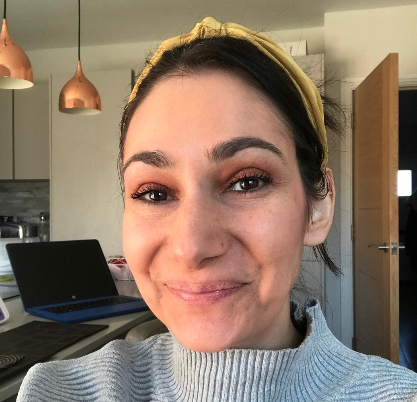 woman smiling 
