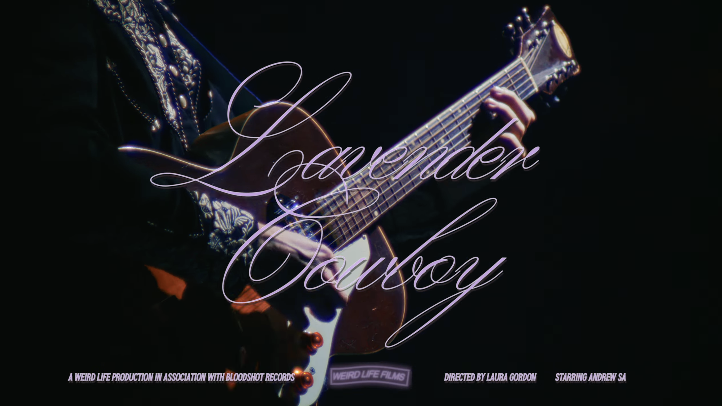 lavender cowboy video by andrew sa roy orbison waylon jennings rufus wainwright