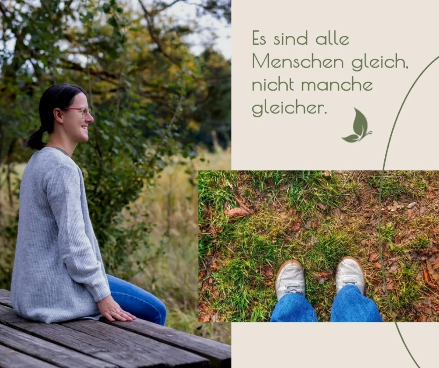 Das Leben l&auml;sst mich meinen eigenen Weg gehen und den gehe ich auch sehr bewusst....

Es gibt Tage da ist es ein wenig schwerer und dann gibt es die ganz besonderen Tage, die wundersch&ouml;ne Begegnungen und Erfahrungen bringen, die mich zum st