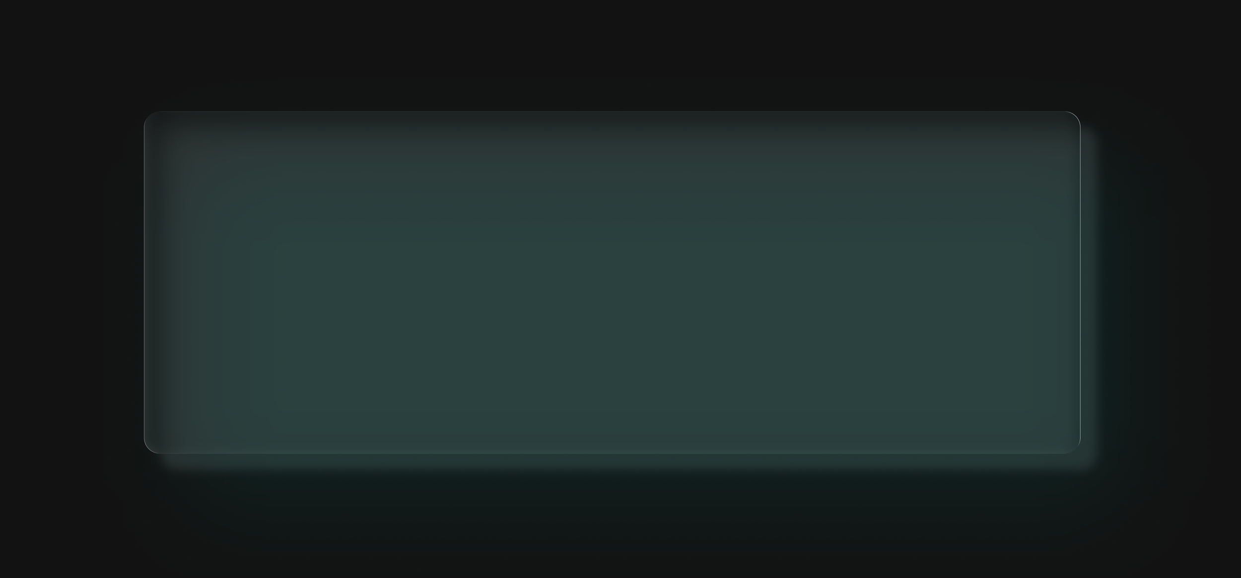 Background Card in Glass Effect