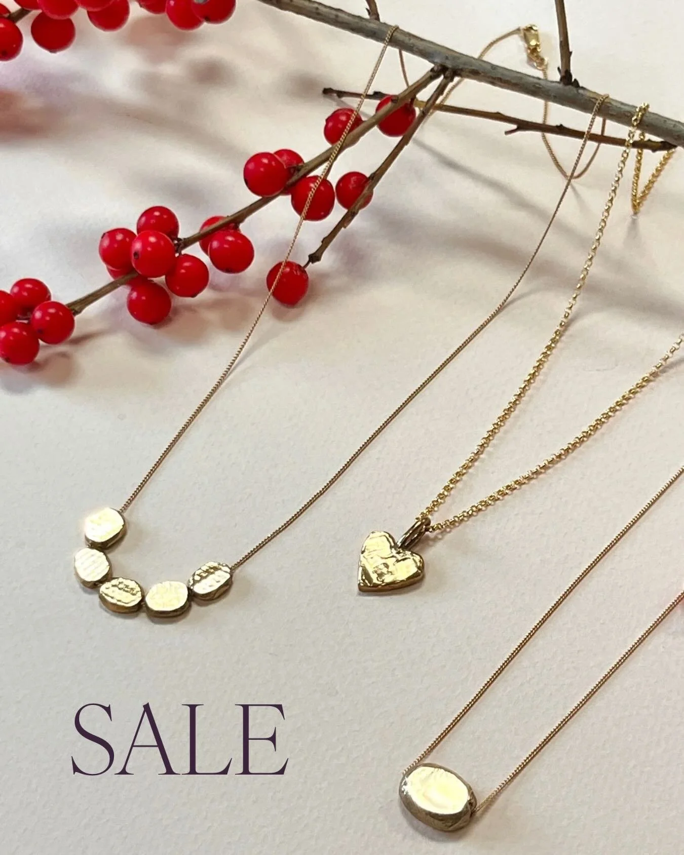 ✨ WINTER SALE ✨ 15% Off all READY TO SHIP jewelry plus free domestic shipping. Ends Wednesday 12/17 at midnight. No code needed 😘