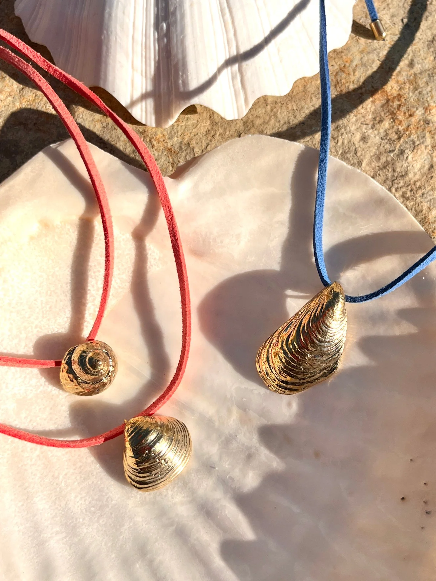 Statement Shells for your Spring/Summer glow up ☀️ Cast from nature, hand picked on the California Coast 🐚