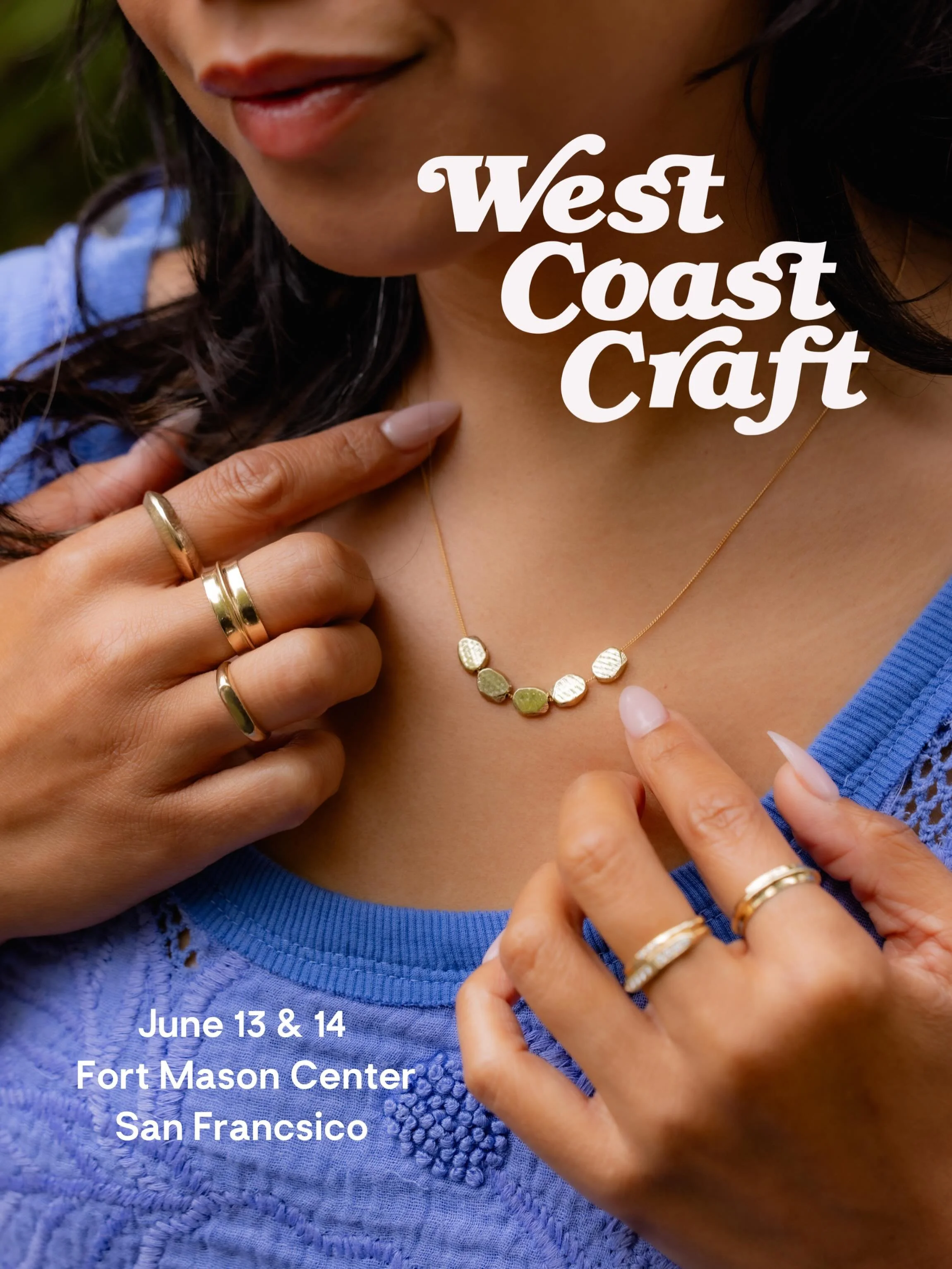 Bay Area! See you next weekend for @westcoastcraft my biggest market of the season! Shop Your favorite Hoops, Cuffs, and Bangles + Summer Shells 🐚 galore!✌🏾🛍️✨

📍San Francisco, @fortmasoncenter 
June 13 &amp; 14
10-6pm
Booth B20