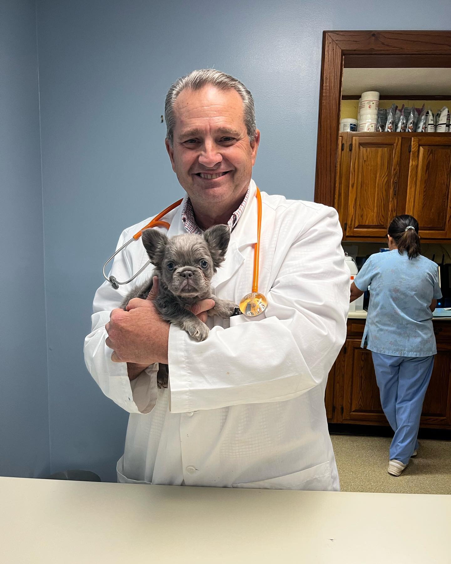 Fluffy comes to conquer rural, city, and beyond💗

Hardest working &amp; dedicated Dr. Mangum holding his first fluffy (ME) in all of 40+ years Vetrinary experience. Dr. Mangum graduated at the top of his classes and devotes his entire life to caring