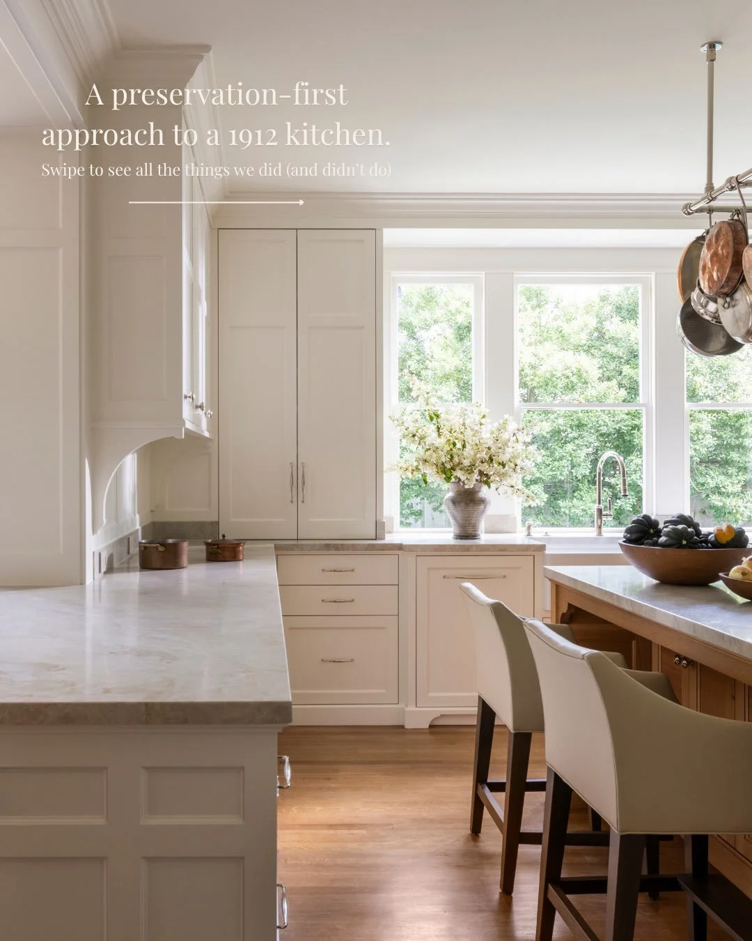Preservation was at the heart of this 1912 Houston Heights renovation.

Working alongside @paulnbrowarchitect , we reimagined the home without expanding its footprint, thoughtfully reorganizing the kitchen to better support the way the homeowners liv