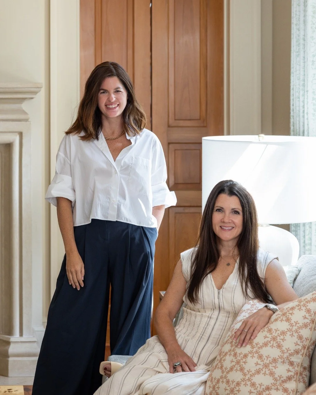New headshots felt like a good excuse to say hello. 👋 

We&rsquo;re Aileen Warren and Kiley Jackson, longtime friends and the duo behind Jackson Warren Interiors. We started JWI in 2017 and today work between Fairhope and Houston (and wherever our p