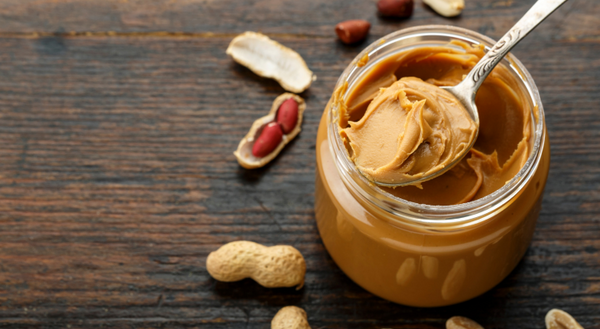 Collecting Peanut Butter for Micah's Backpack