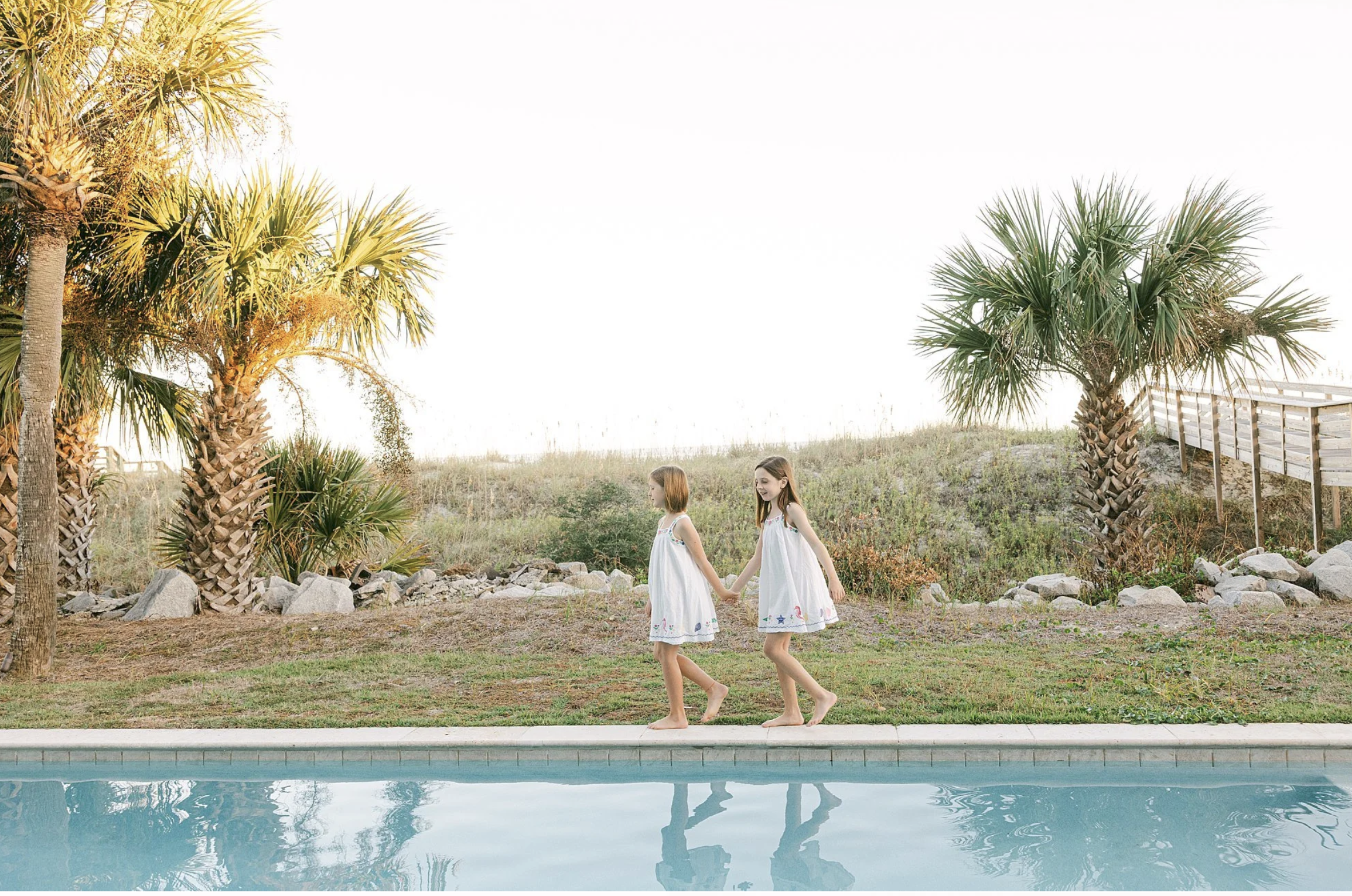 A Backyard Hilton Head Island Family Session (During Halftime of the Georgia Bulldogs Game!)