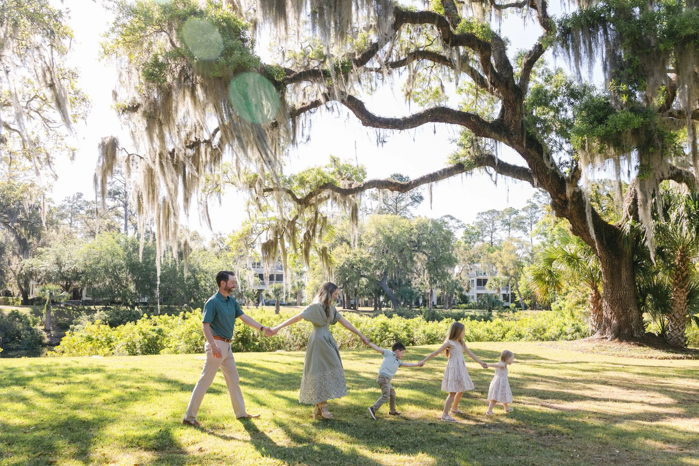 Martin Montage Palmetto bluff Family session in Bluffton, SC.