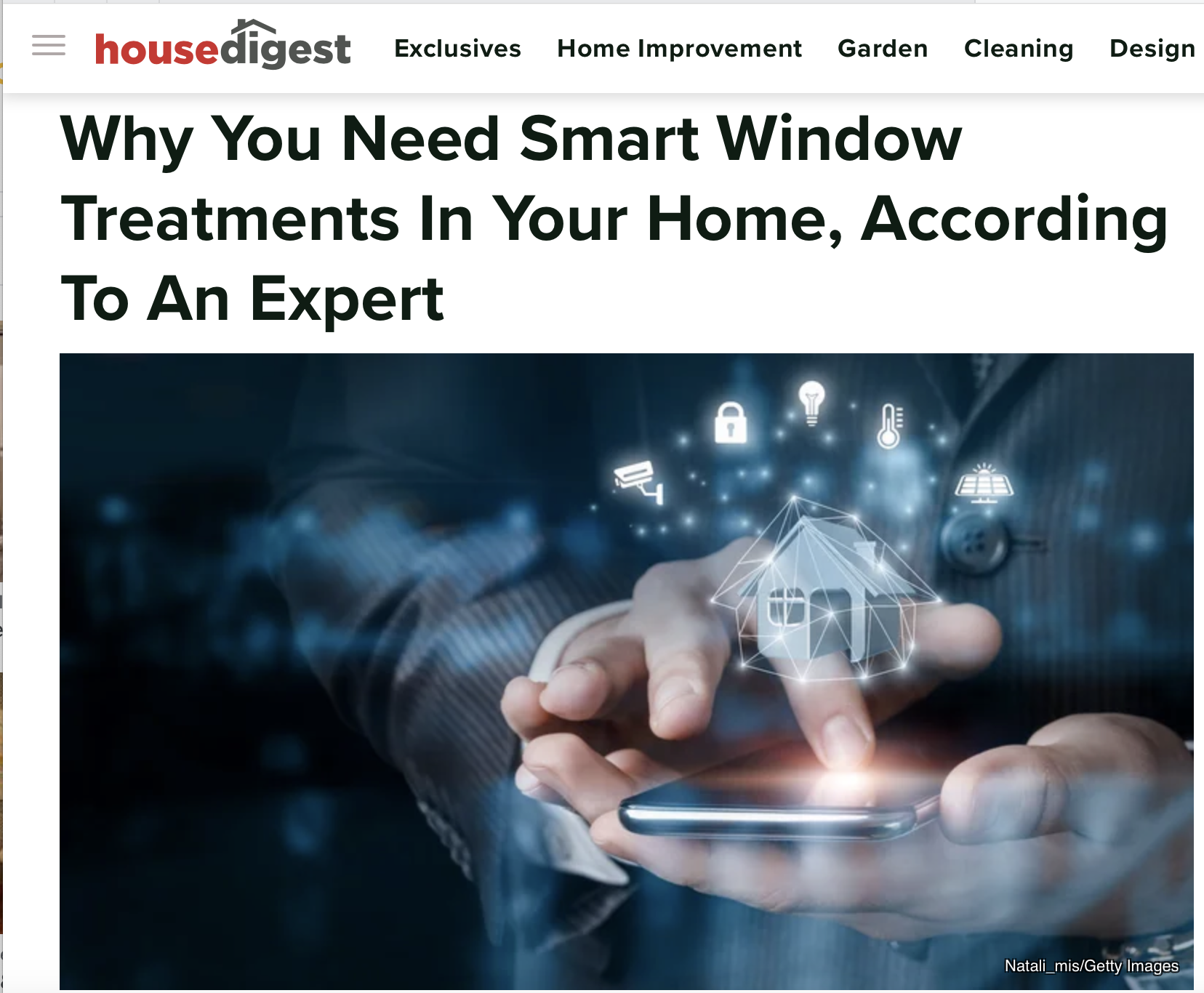 Why You Need Smart Window Treatments In Your Home, According To An Expert 