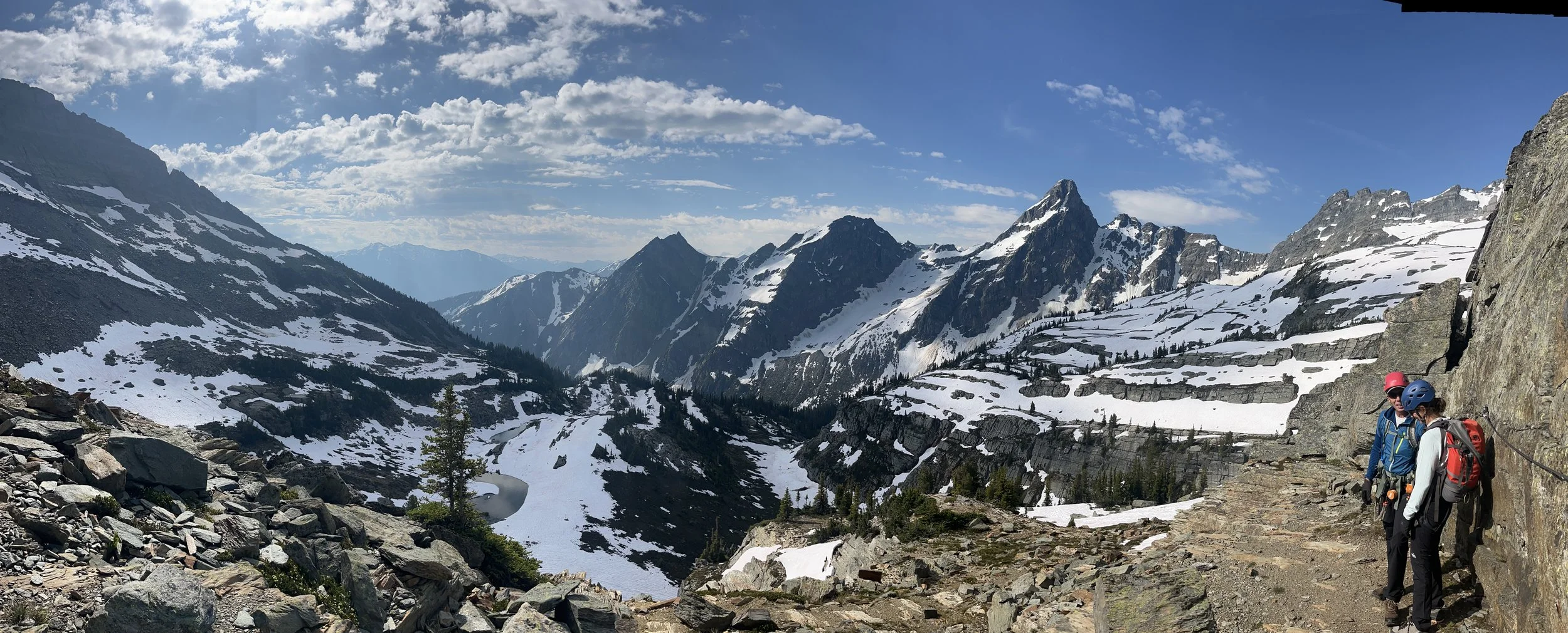 Solo traveler at Mount Nimbus summit