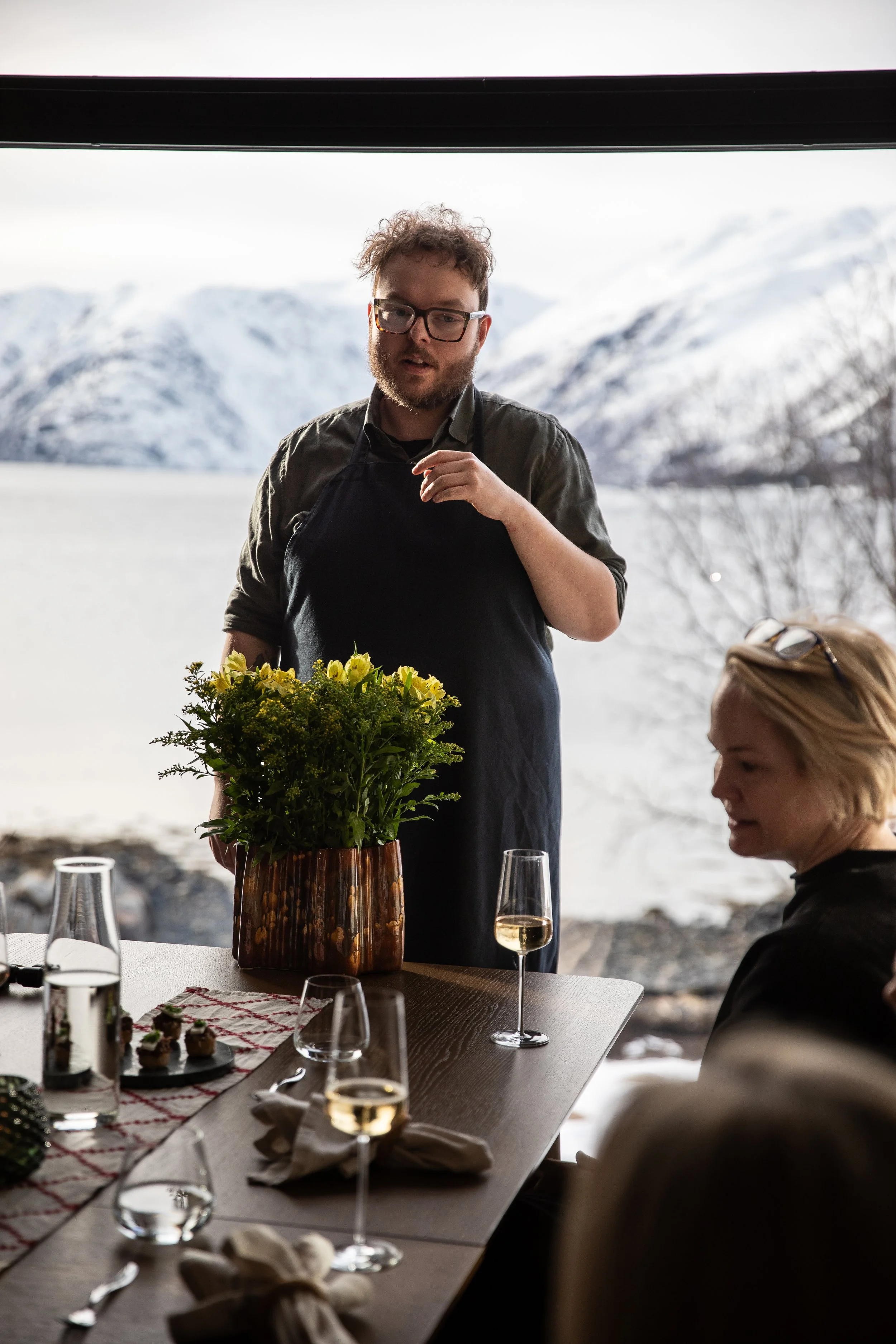 Chef Stian in Alta, Norway.