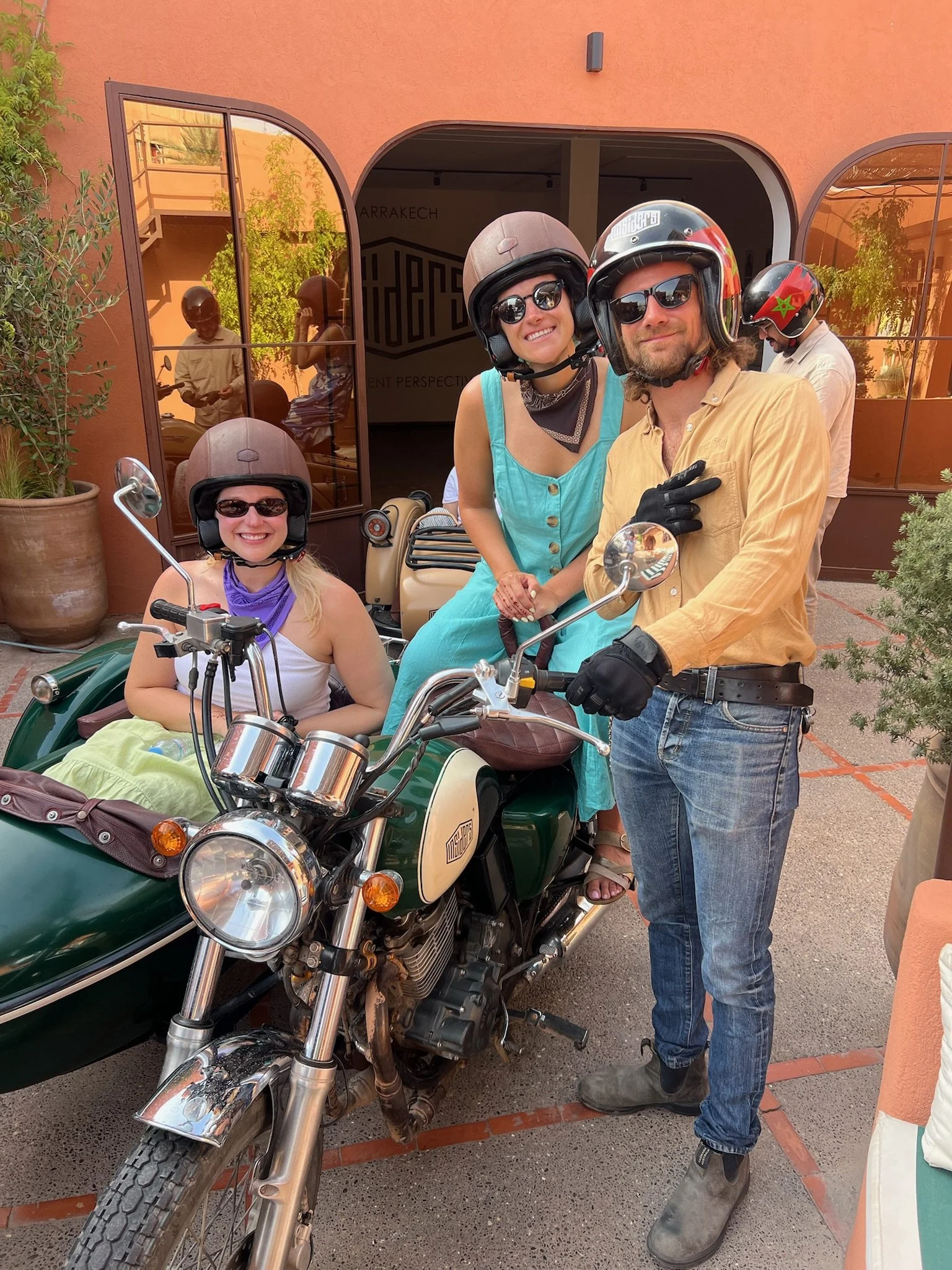 Motor tour of Marrakech.