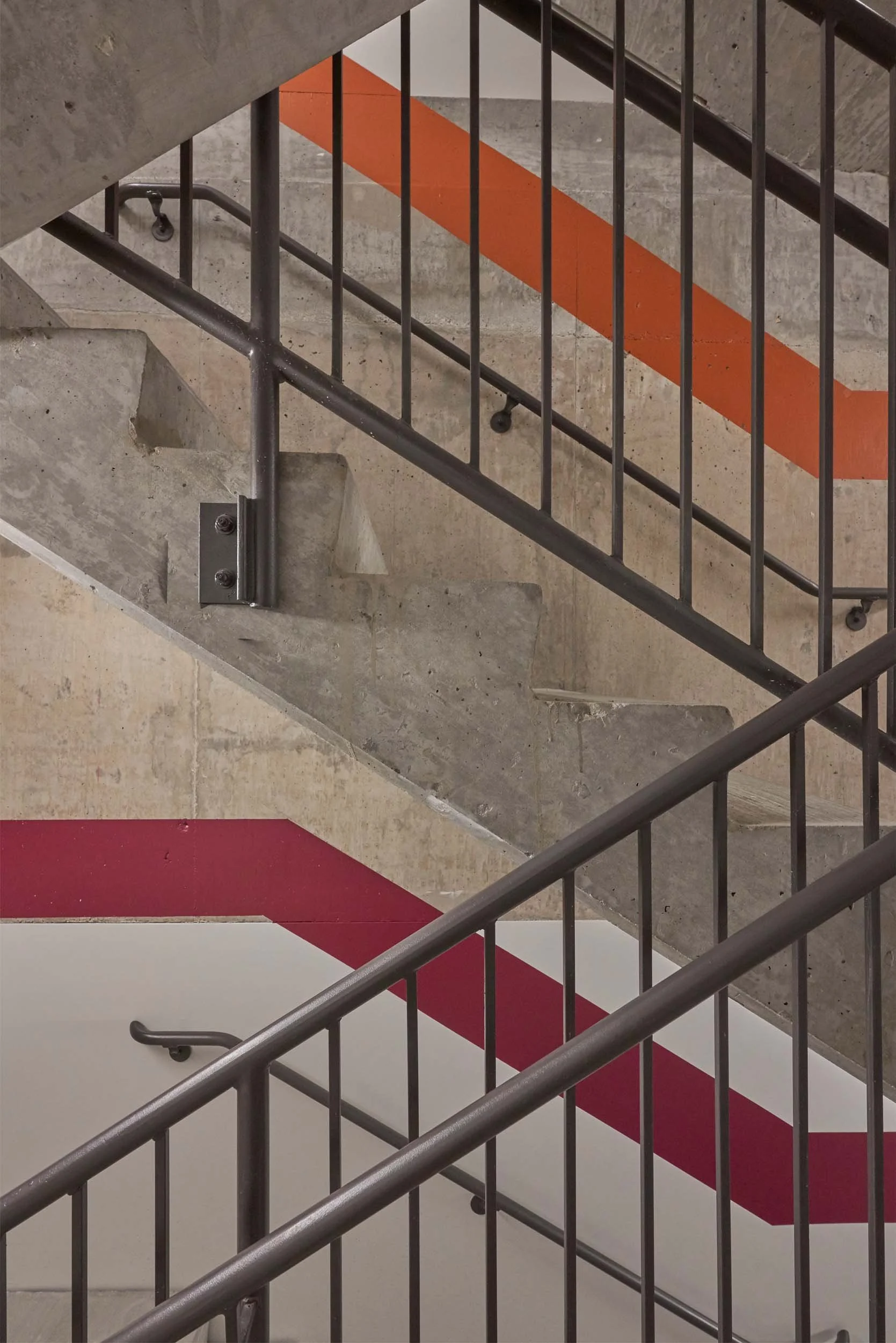 Colorful stairwell
