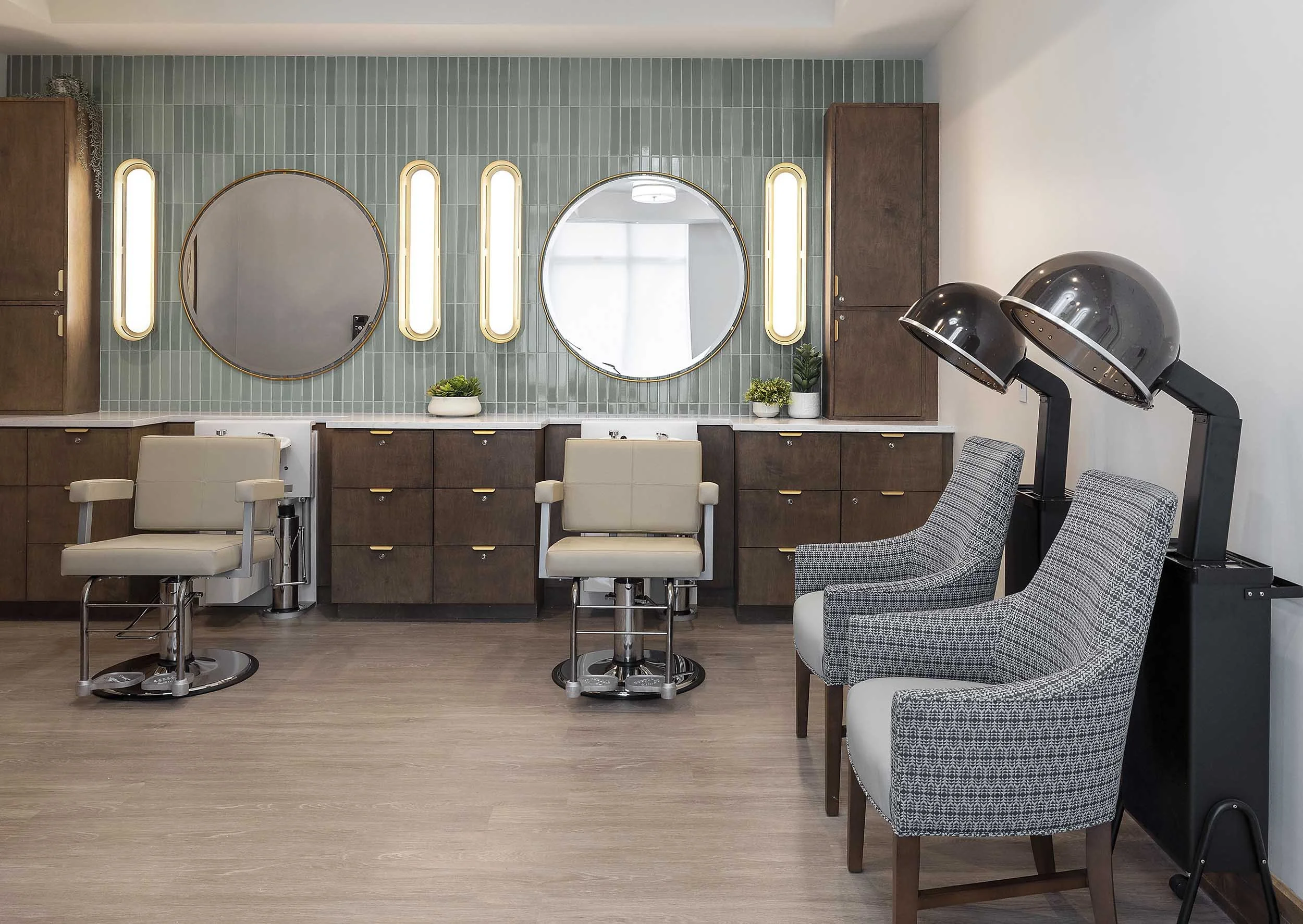 Senior living salon