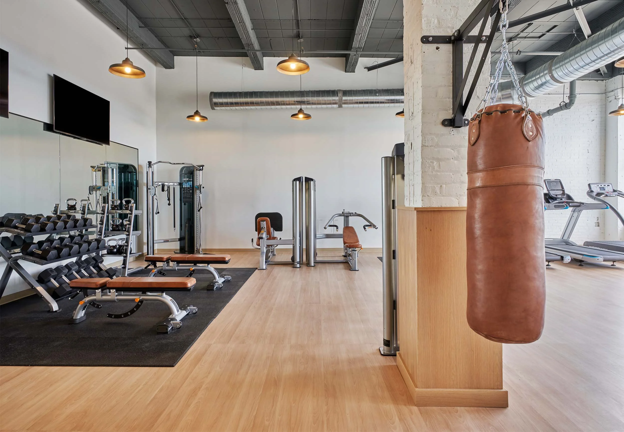 Fitness design, leather boxing equipment