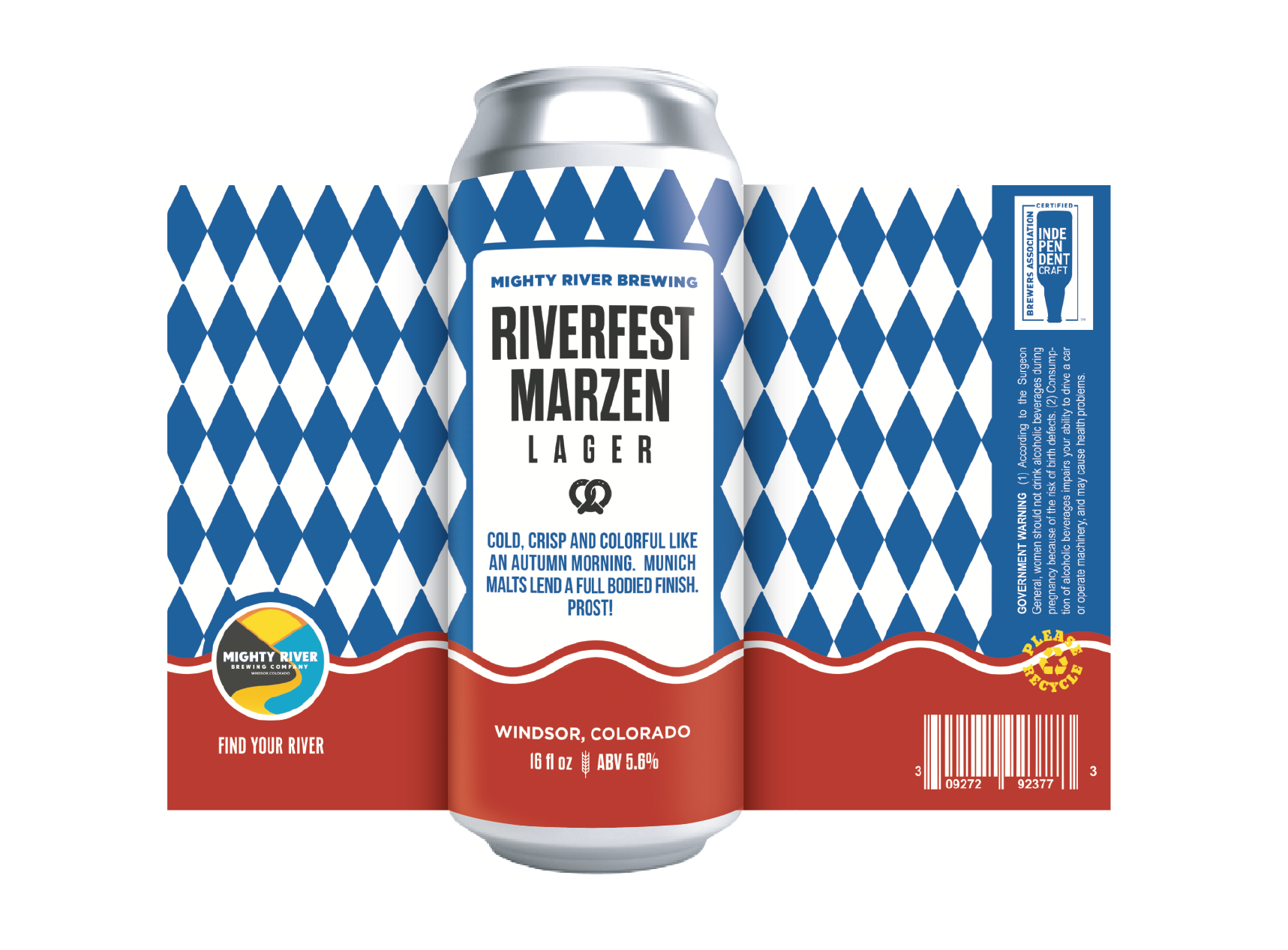 Oktoberfest Beer Label Design