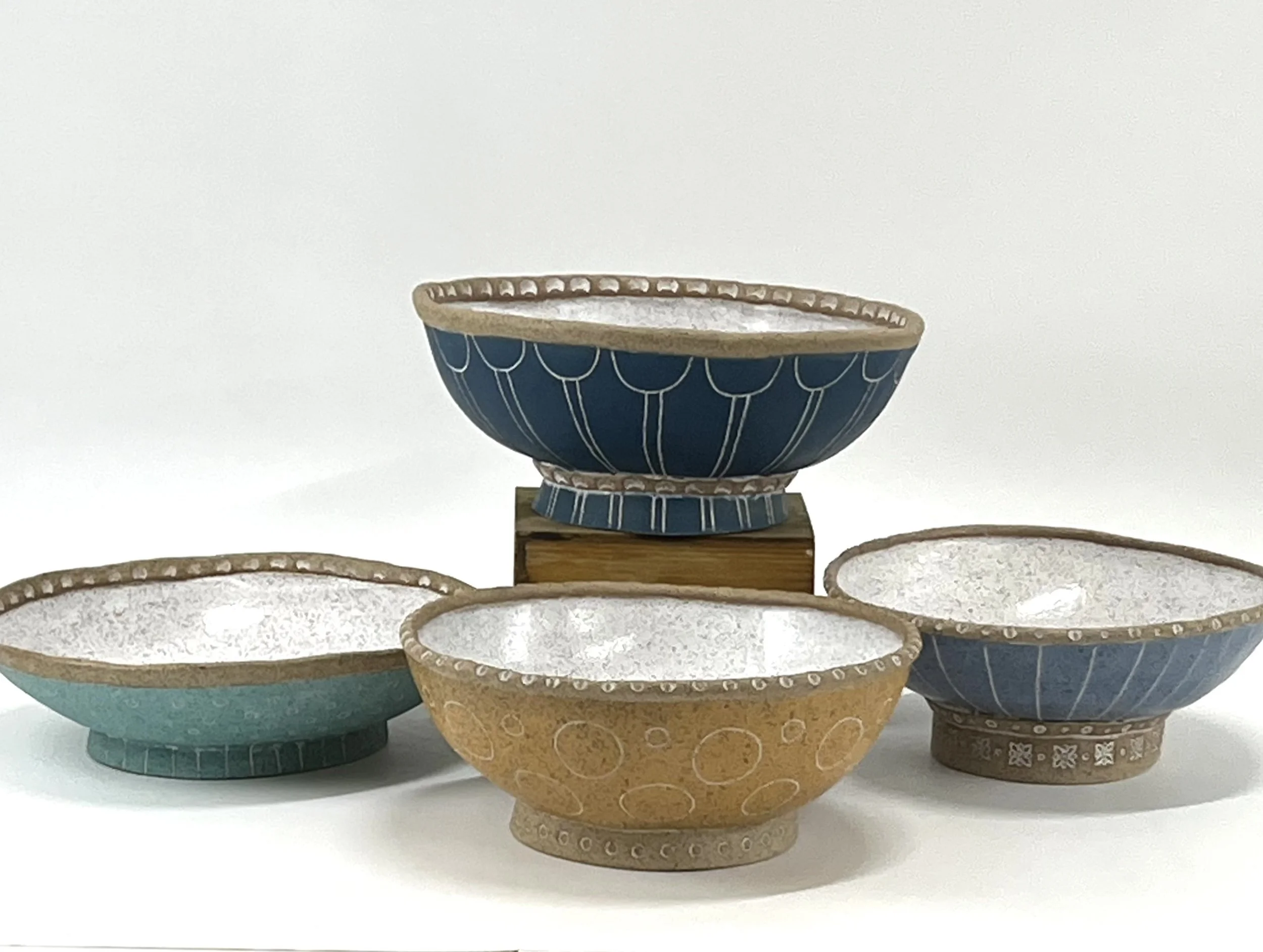 pottery (bowls)