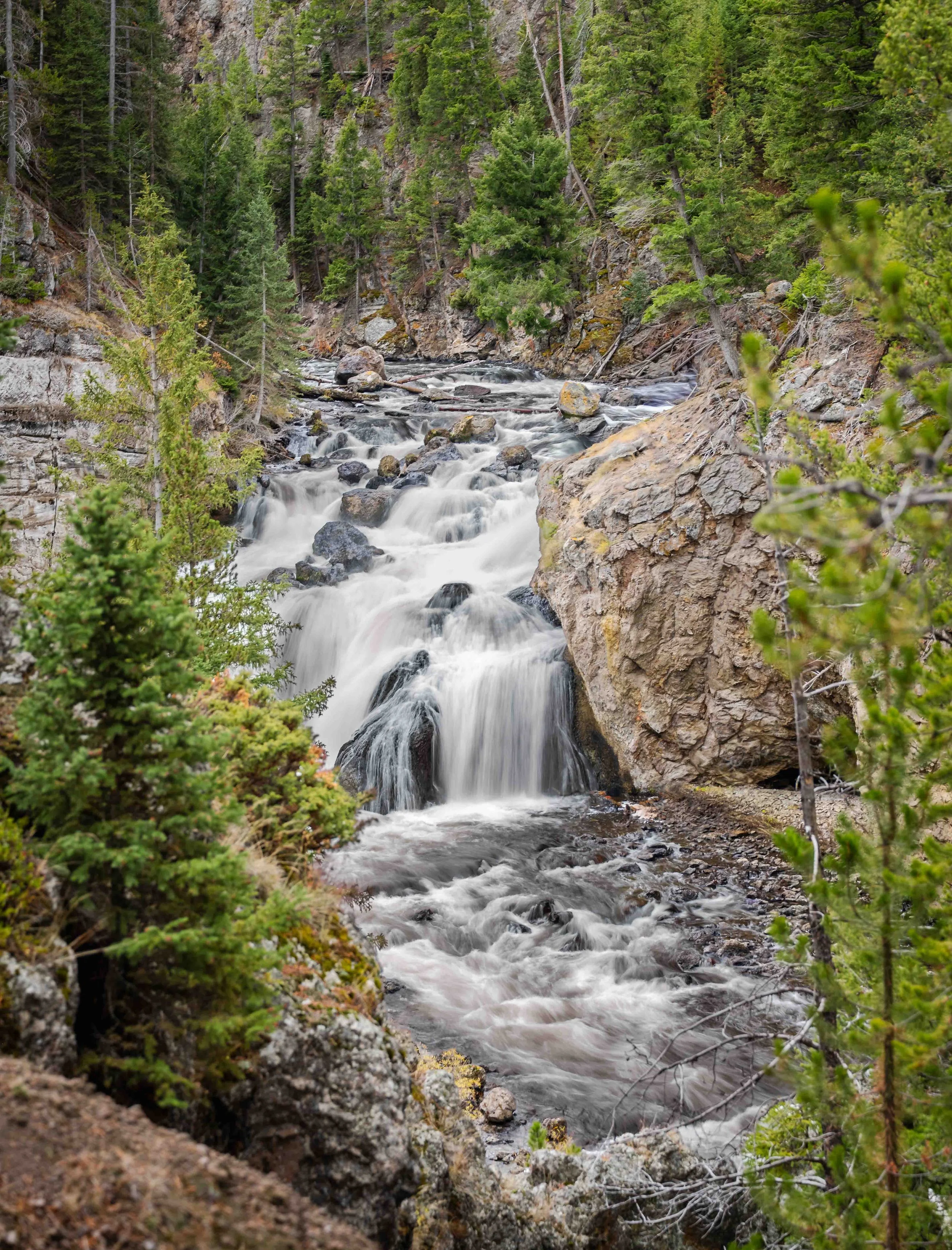 Firehole Canyon Road Waterfall
