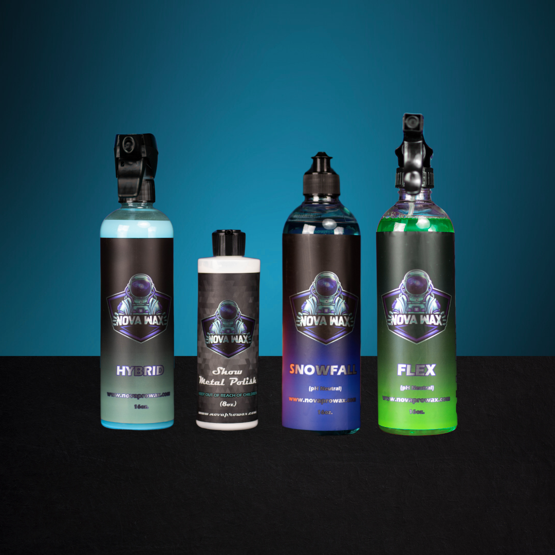 Motorcycle wash and detail