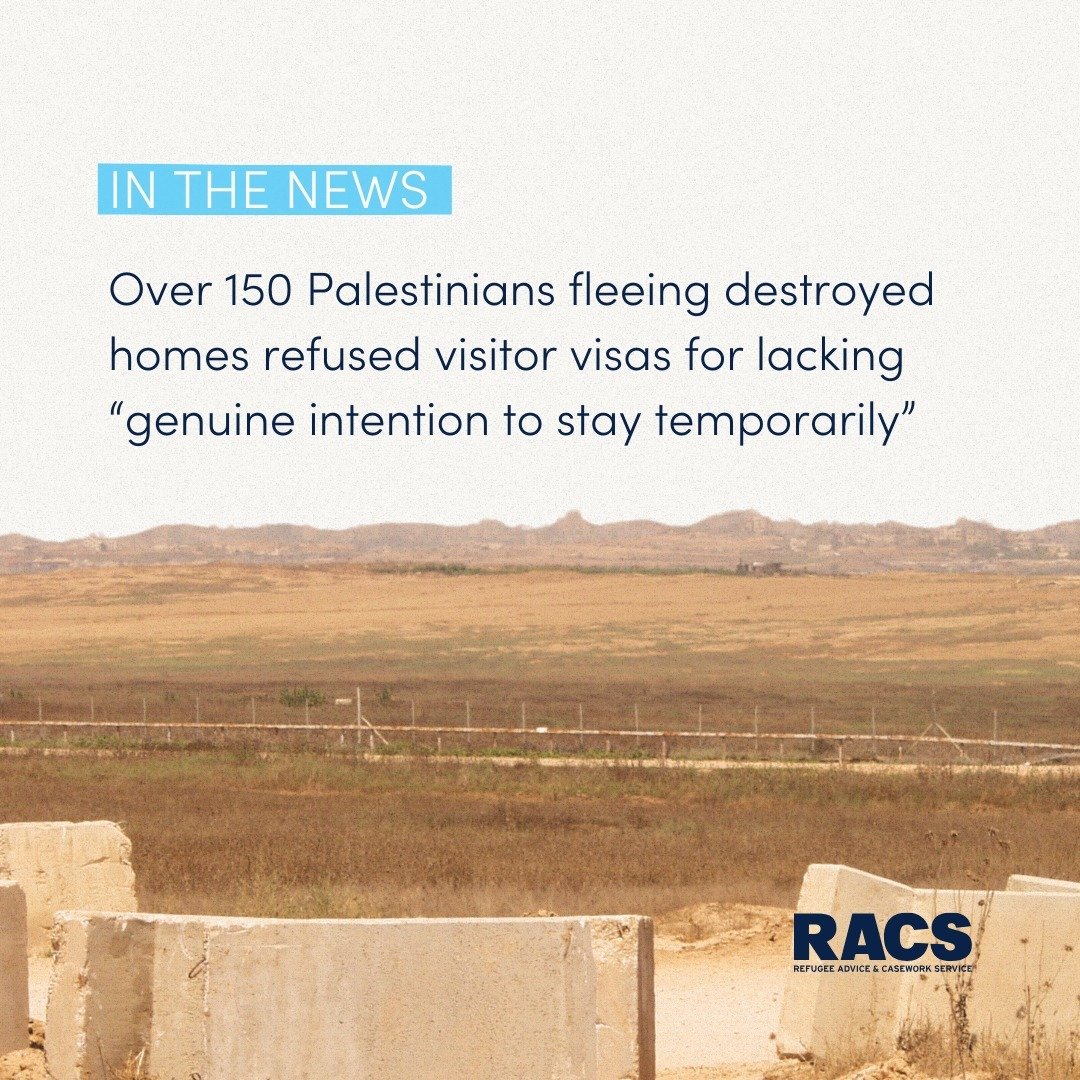 Palestinians fleeing danger should not be denied safety simply because they may not be able to return home. This is especially the case when the Australian Government had encouraged Palestinians fleeing Gaza to apply for visitor visas.

Members of th
