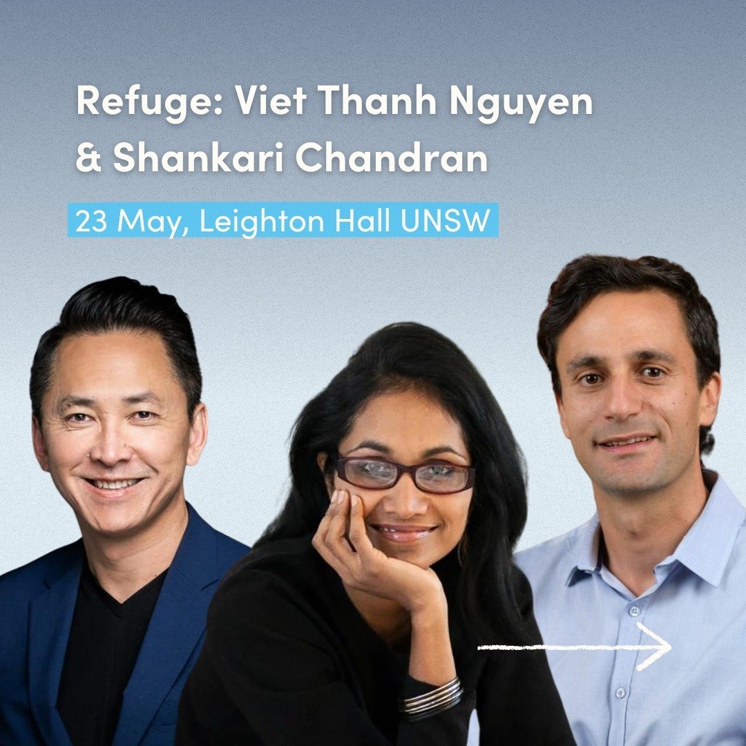 Catch Daniel Ghezelbash, Director of the UNSW Kaldor Centre for International Refugee Law and RACS Board member, as he talks about refugee stories with award-winning authors Viet Thanh Nguyen and Shankari Chandran at @sydwritersfest!

Both of their l