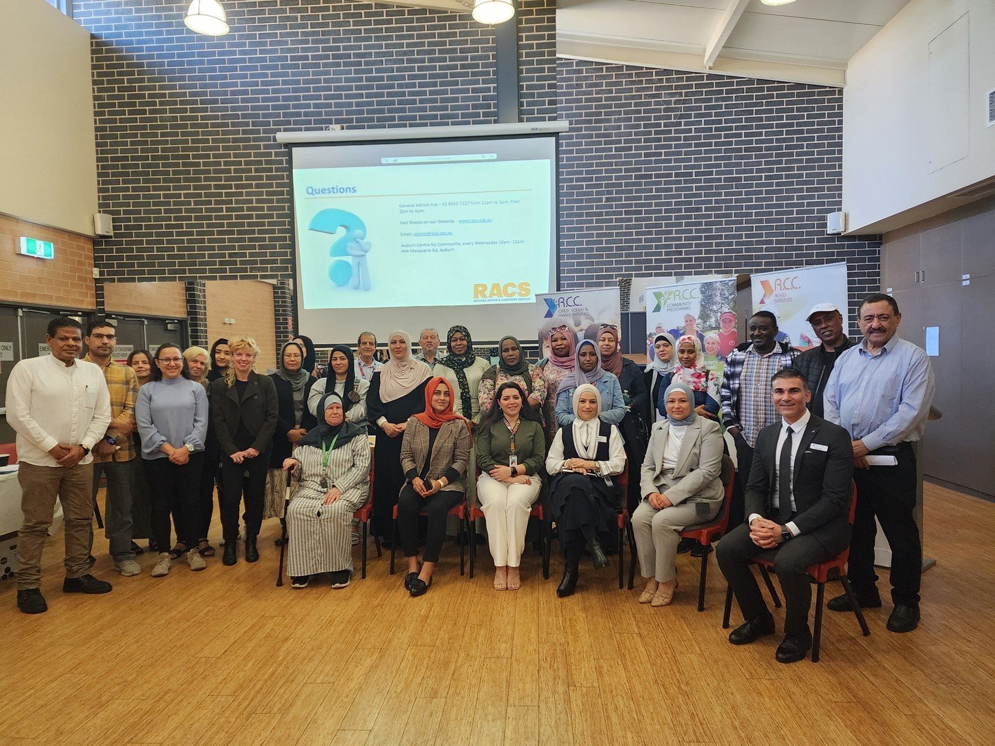 Demand remains high for community legal information. At a recent session for the Hazara, Palestinian and Sudanese communities, question time ran for 2 hours!

Thank you to @riverwoodcommunitycentre for hosting this workshop, where RACS Principal Soli