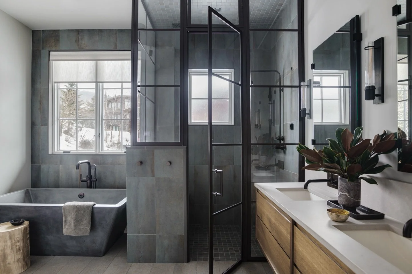 This Stowe bathroom is made for warming up and starting the new year in comfort. #KennerknechtDesignGroup⁠
⁠
Featured in @nehomemagazine⁠
Photography @gregpremru ⁠
⁠Builder @gristmillbuilders ⁠
⁠
#nehomemagazine #interiordesign #interiordesigner #sto
