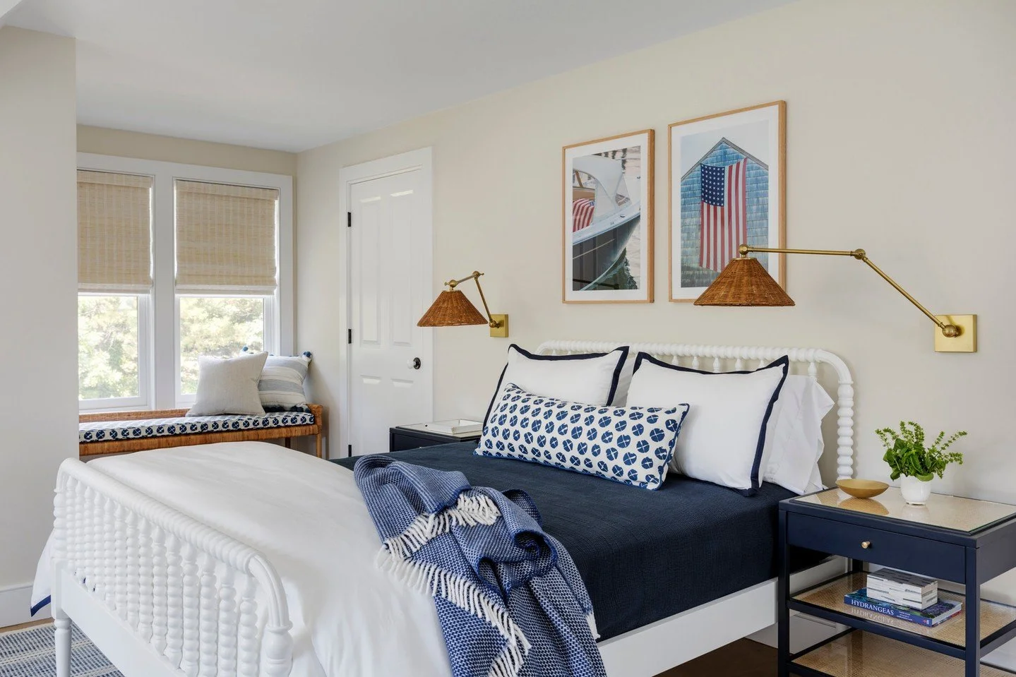 Wishing everyone a safe and joyful Memorial Day, and unofficial start to Summer! ⁠#KennerknechtDesignGroup⁠
⁠
#bedroomdesign #bedroom #interiordesign #beachhousedesign ⁠⁠⁠