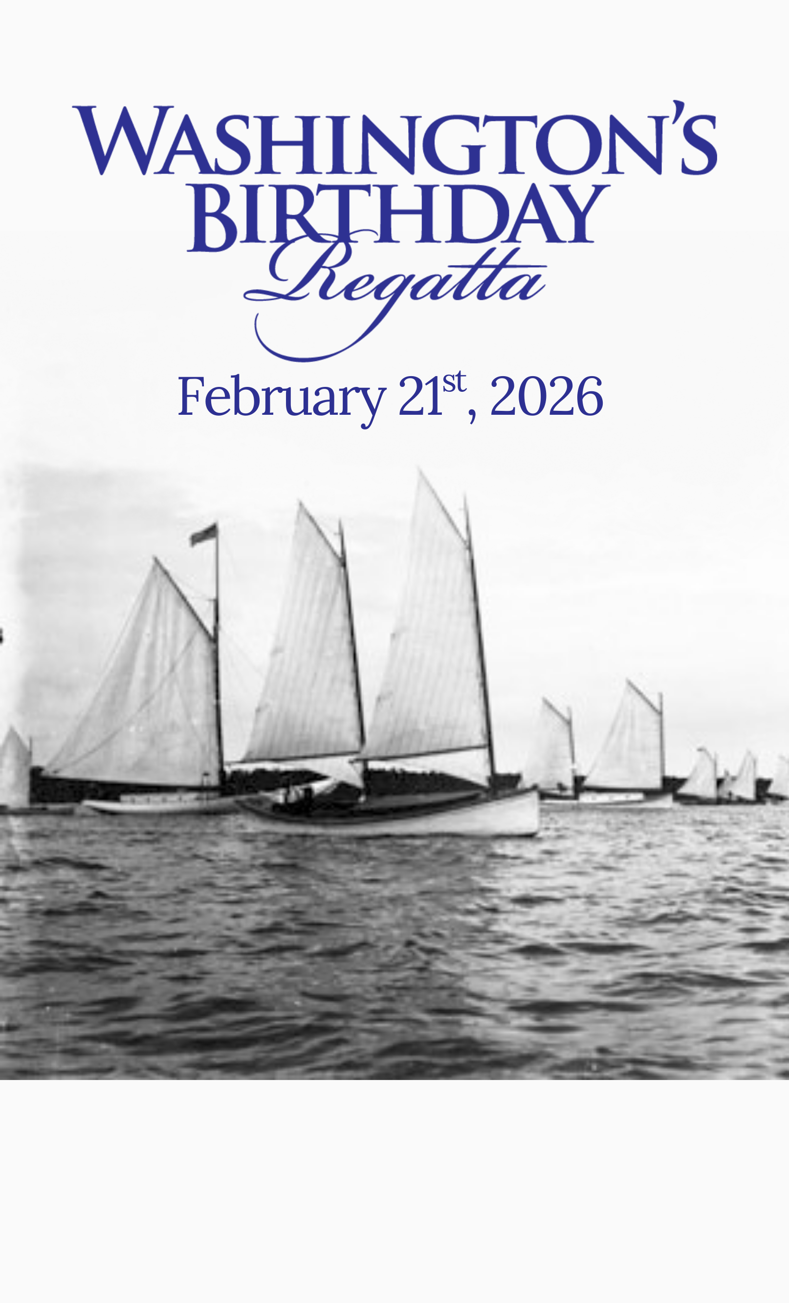 Annual Washinton's Birthday Regatta on Biscayne Bay, established on 1887.