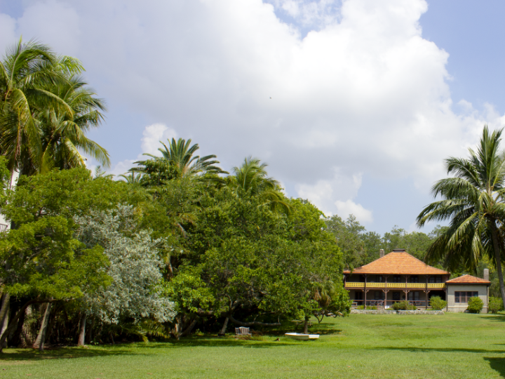 The Barnacle House and front lawn