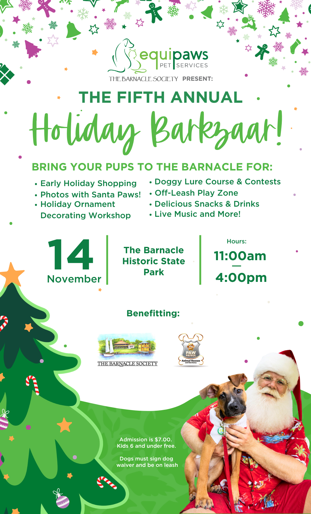 Holiday Barkzaar at The Barnacle