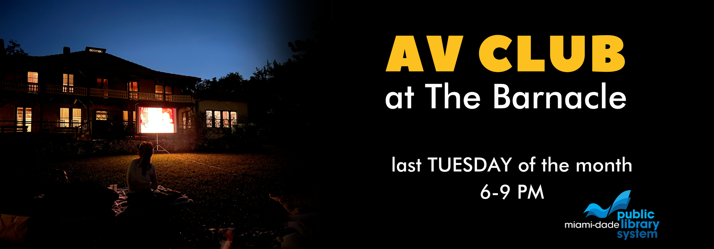 AV Club, monthly 16mm film screenings at The Barnacle