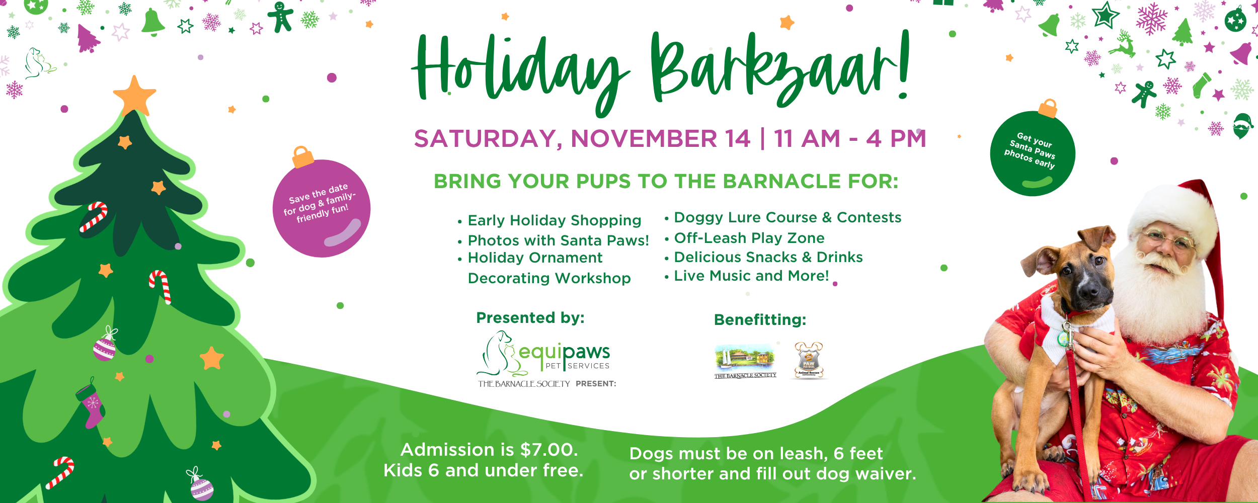 Holiday Barkzaar at The Barnacle