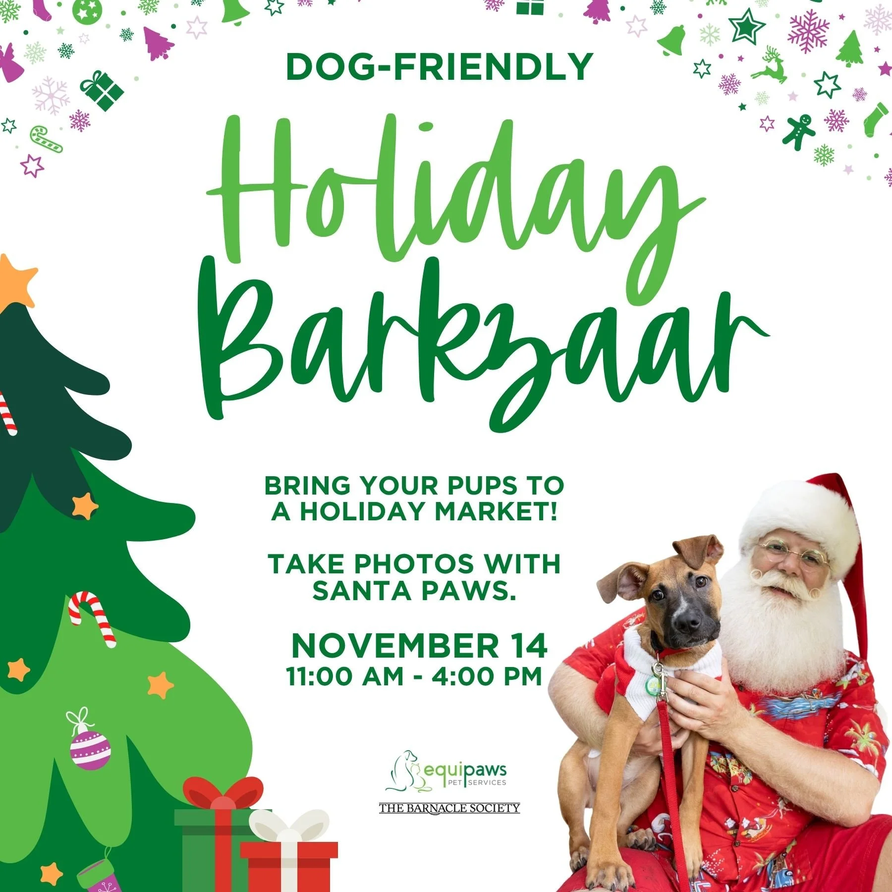 Holiday Barkzaar at The Barnacle