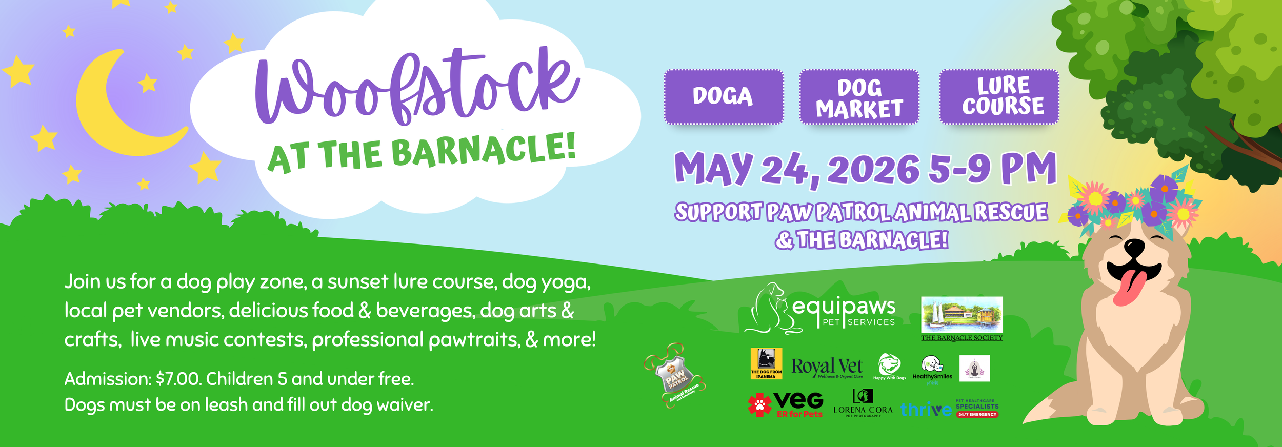 Woofstock dog festival at The Barnacle